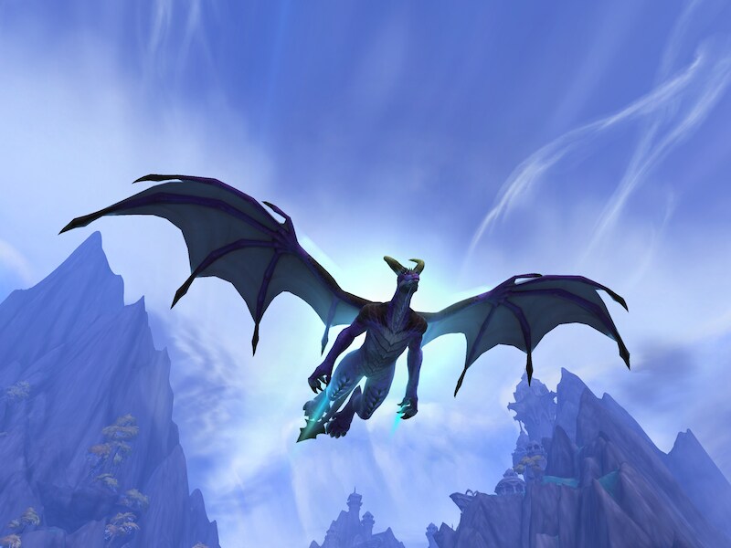 Beeld uit 'World of Warcraft: Dragonflight'.