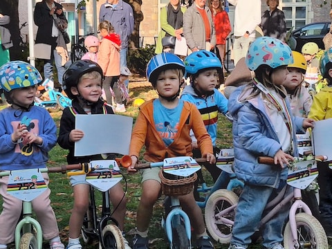 Archiefbeeld: het vijfde WK Loopfietsje in Drongen