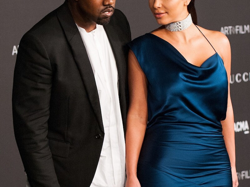 Kanye West en Kim Kardashian