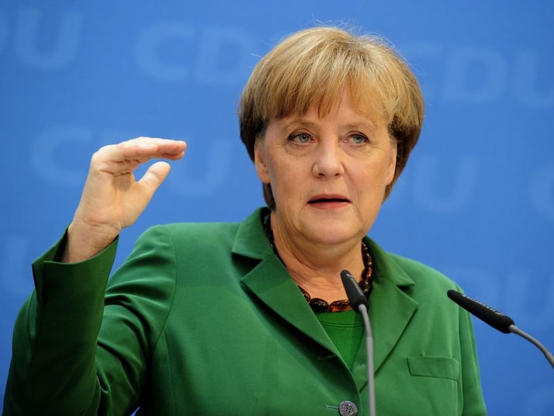 De Duitse bondskanselier Angela Merkel.
