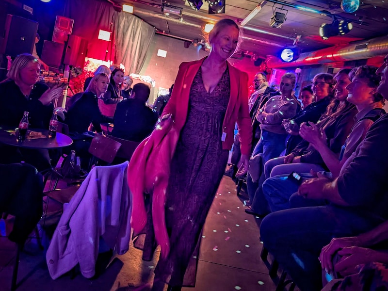 Alle aangeboden kledij werd in de vorm van een modeshow aan de toeschouwers getoond