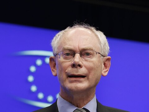 Europees president Herman Van Rompuy.