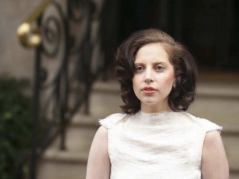 Lady Gaga afgelopen vrijdag in Londen.