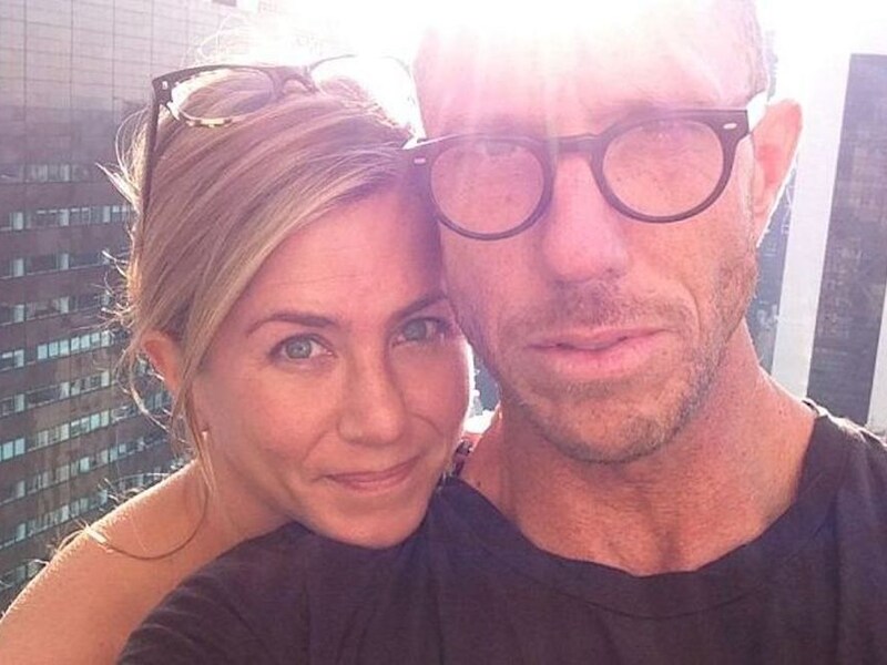 Jennifer Aniston en haar haarstylist Chris McMillan.