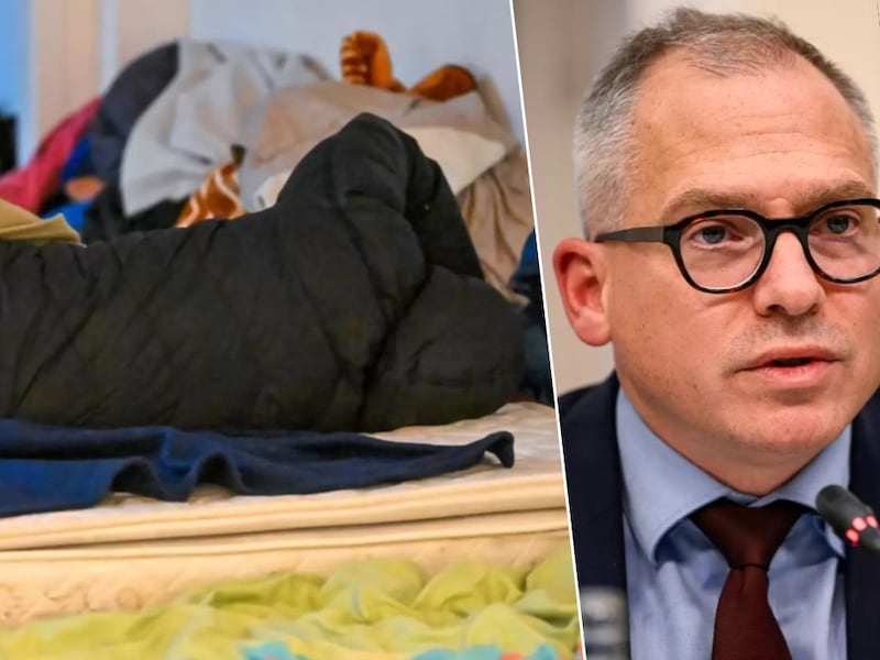 Ook Oekraïense vluchtelingen slapen in ons land nu op stationsbanken: “Probleem zit federaal”