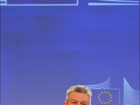 Eurocommissaris van Handel Karel De Gucht.