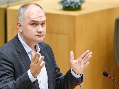 Bjorn Rzoska (Groen).