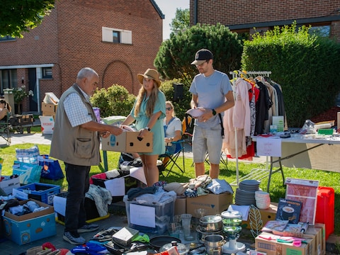 Een vorige editie van de rommelmarkt van Koningslo