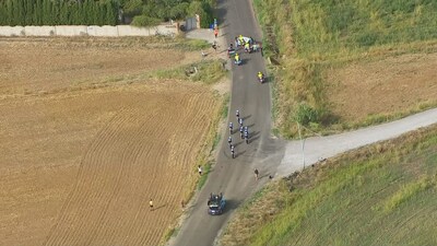 Ploegentijdrit in Vuelta opgeschrikt door pro-Palestijnse protestactie, Israel-Premier Tech kan maar net rechtblijven