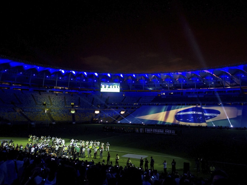 Het legendarische stadion in Rio de Janeiro.