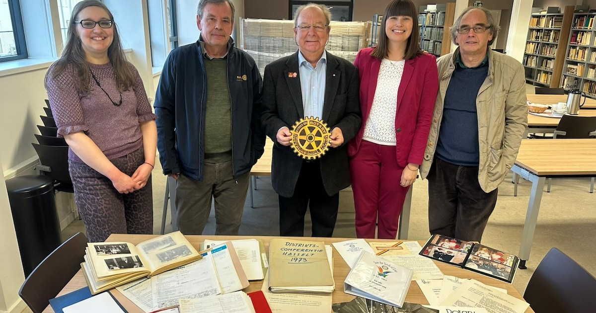 Rotaryclub Hasselt geeft haar archief aan stadsarchief: “Belangrijk erfgoed voor de toekomst”