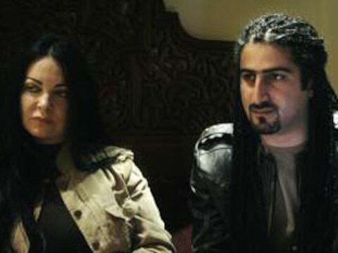 Omar Osama Bin Laden met zijn vrouw Zaina Alsabah.