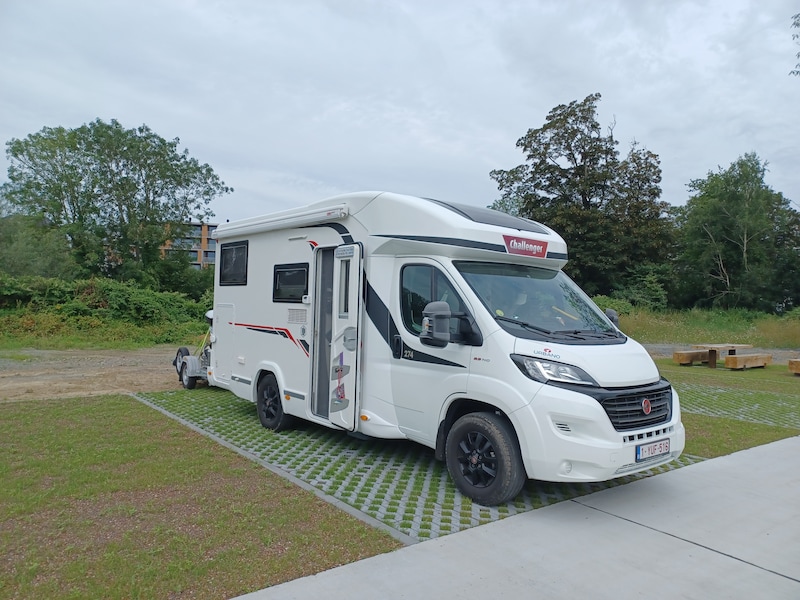 Parking Suikerkaai telt vier plaatsen voor campers.