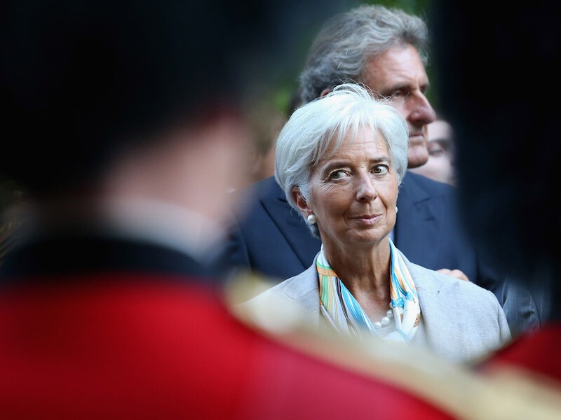 IMF-topvrouw Christine Lagarde.