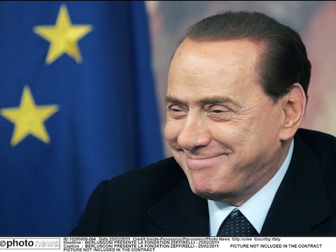 De Italiaanse premier Silvio Berlusconi.