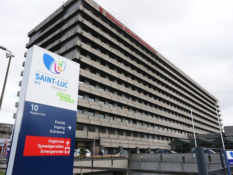 Het Saint-Luc ziekenhuis in Brussel.