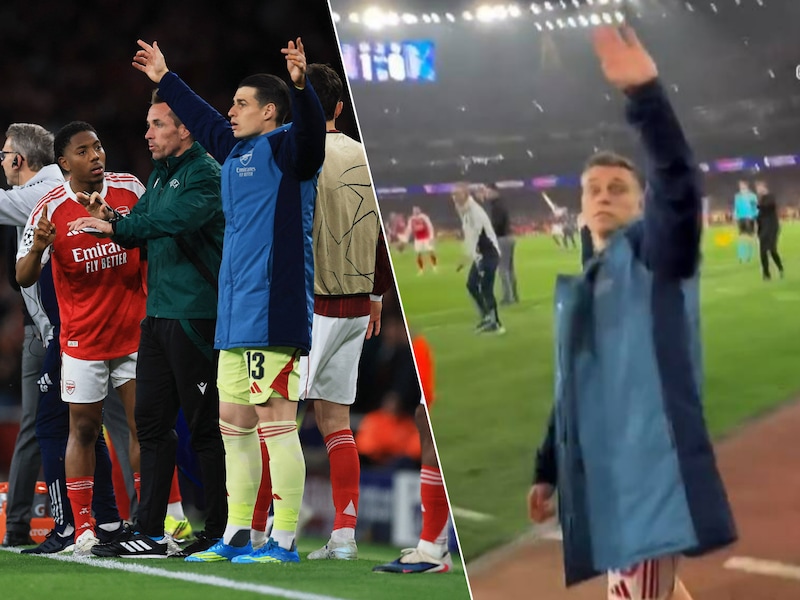 Ook Leandro Trossard speelde zijn rol: Arsenal-spelers verstoppen bal in het publiek om tijd te rekken, waarna de stoppen doorslaan bij Diego Simeone