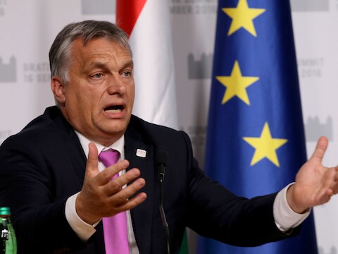 De Hongaarse premier Viktor Orban.
