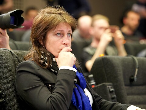 Minister van Mobiliteit Jacqueline Galant.