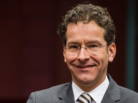 De Nederlandse minister van Financiën Jeroen Dijsselbloem.