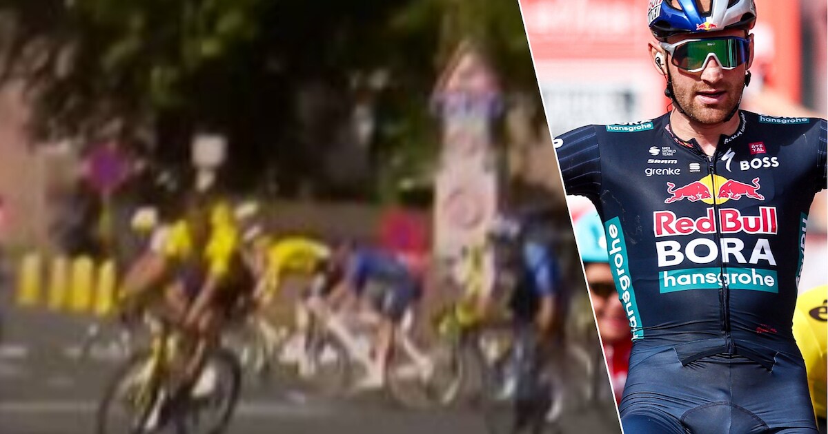 Chaos in Ronde van Wallonië: deel van peloton rijdt verkeerd in volle ...