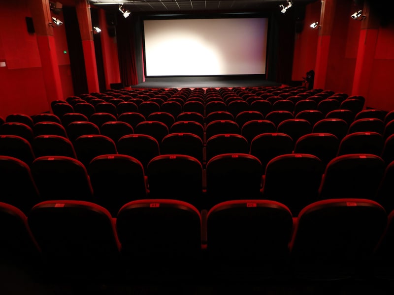 Theaterzaal illustratiebeeld;