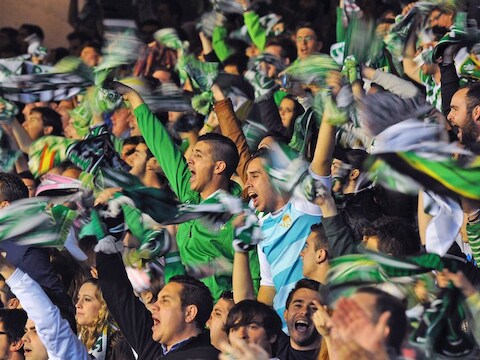 De supporters van Real Betis hadden dit seizoen nog niet veel reden tot vieren