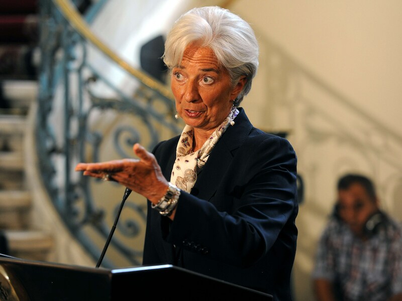 IMF-baas Christine Lagarde.