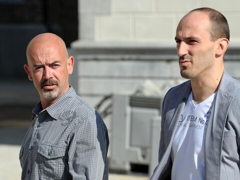 Stefan Deberdt en Frank Vanrusselt.