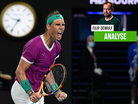 Filip Dewulf kadert de recordzege van Rafael Nadal.