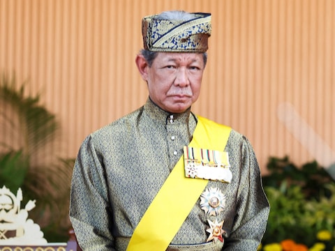 De prins van Brunei Jefri Bolkiah op de festiviteiten voor de 80ste verjaardag van zijn broer Sultan Hassanal Bolkiah, de langst regerende levende monarch. 