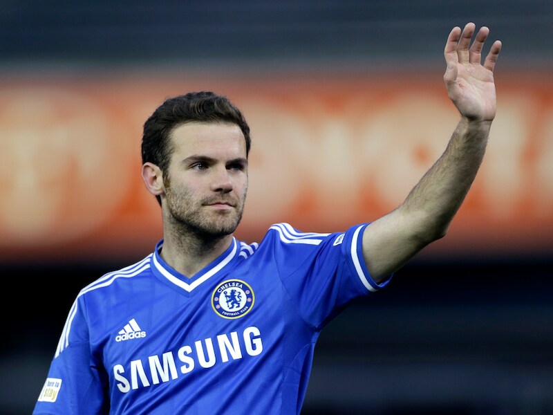 De 25-jarige offensieve middenvelder, Juan Mata, speelde sinds 2011 voor Chelsea.