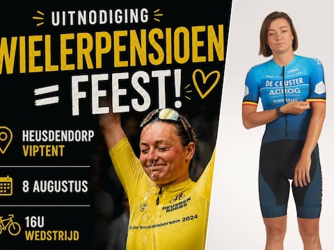 Jesse Vandenbulcke (29) hangt op zaterdag 8 augustus 2026 definitief haar koersfiets aan de haak.