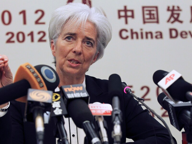 IMF-topvrouw Christine Lagarde.
