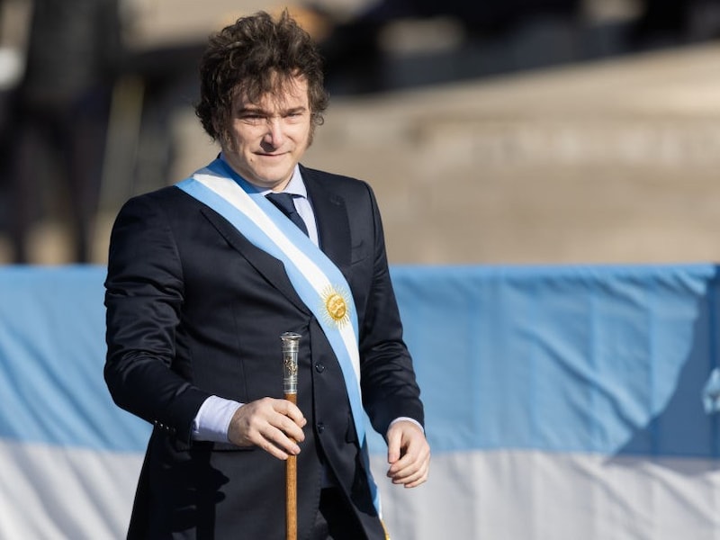President van Argentinië Javier Milei.