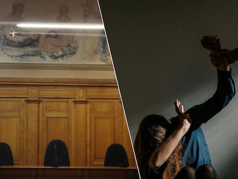De correctionele rechtbank in Leuven waar de man terechtstaat voor geweld tegen zijn partner. 