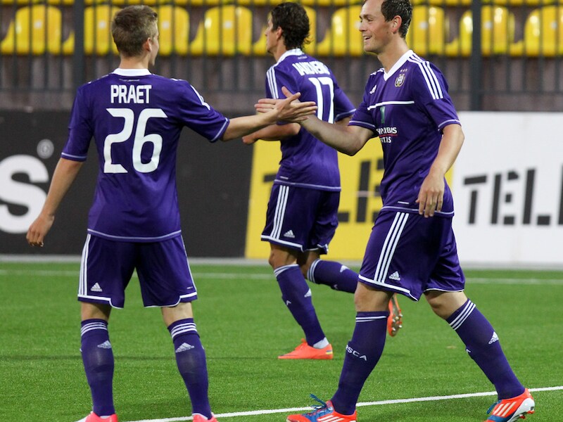 Praet en De Sutter scoorden elk een doelpunt.