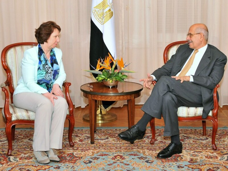 Het laatste bezoek van Catherine Ashton aan Egypte dateert van 17 juli.