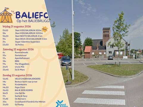 De Baliefoor vindt komend weekend plaats op het Baliebruggeplein.
