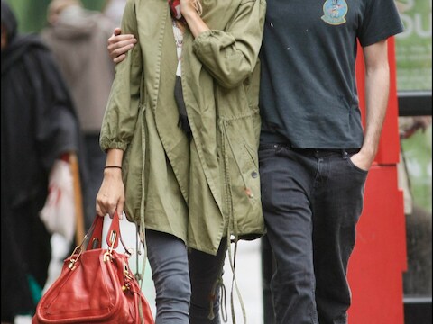 Sienna en Tom in Londen.