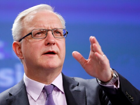 Europees commissaris Olli Rehn.