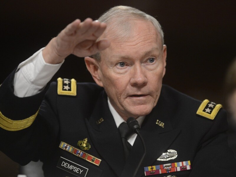 De Amerikaanse stafchef Martin Dempsey.