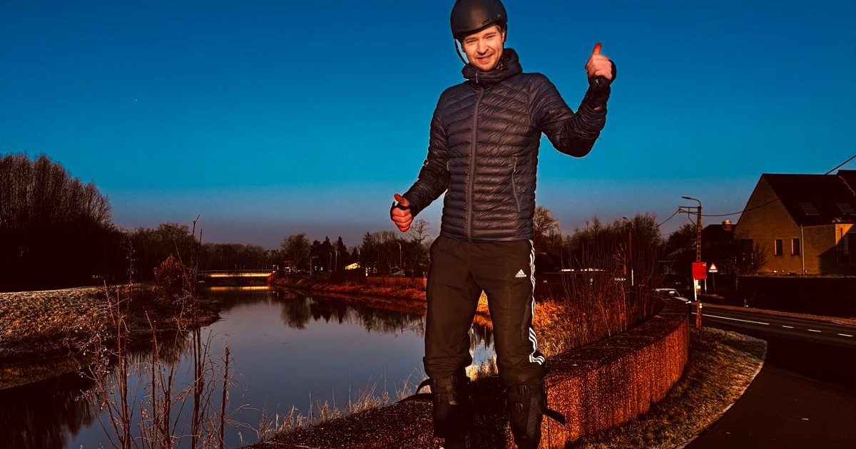 Van circusschool tot Guinness Book: Mechelaar gaat voor record op halve marathon op ... stelten