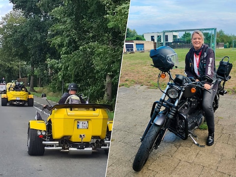 Tine Van Lommel organiseert De Lier On Wheels, een motorrit voor mensen met een beperking.