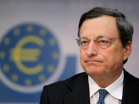 ECB-voorzitter Mario Draghi.