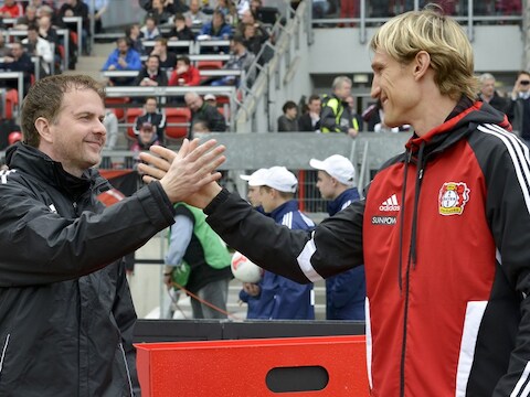 Sascha Lewandowski met Sami Hyypiä