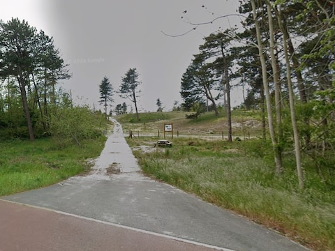 De duinbossen aan de voormalige radarstelling in De Haan