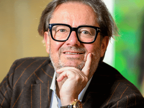 Marc Coucke ontving onze reporter in zijn kasteel in Merelbeke.