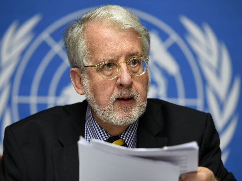 Paulo Sergio Pinheiro, de hoofdonderzoeker voor Syrië.