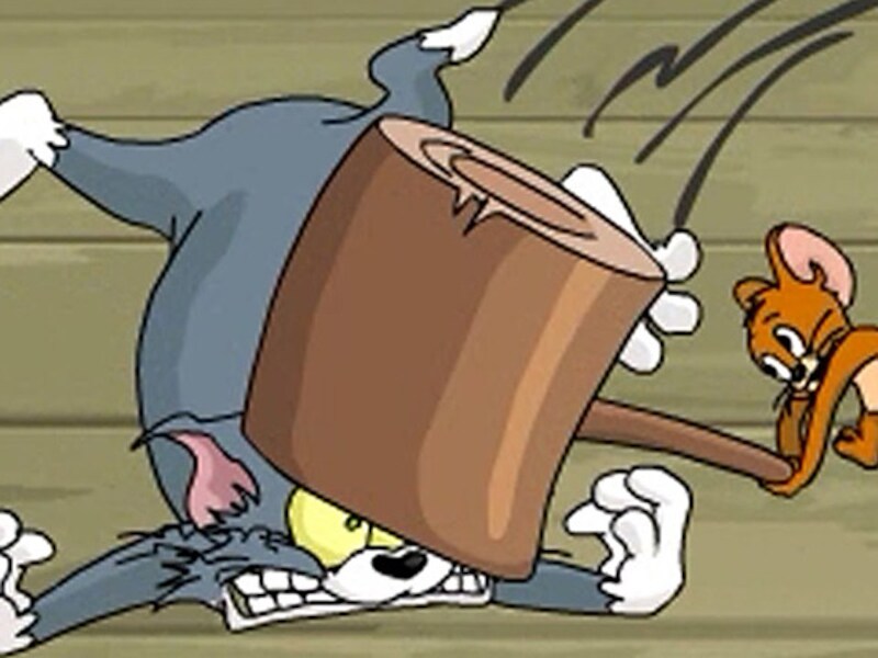 Tom (links) en Jerry.